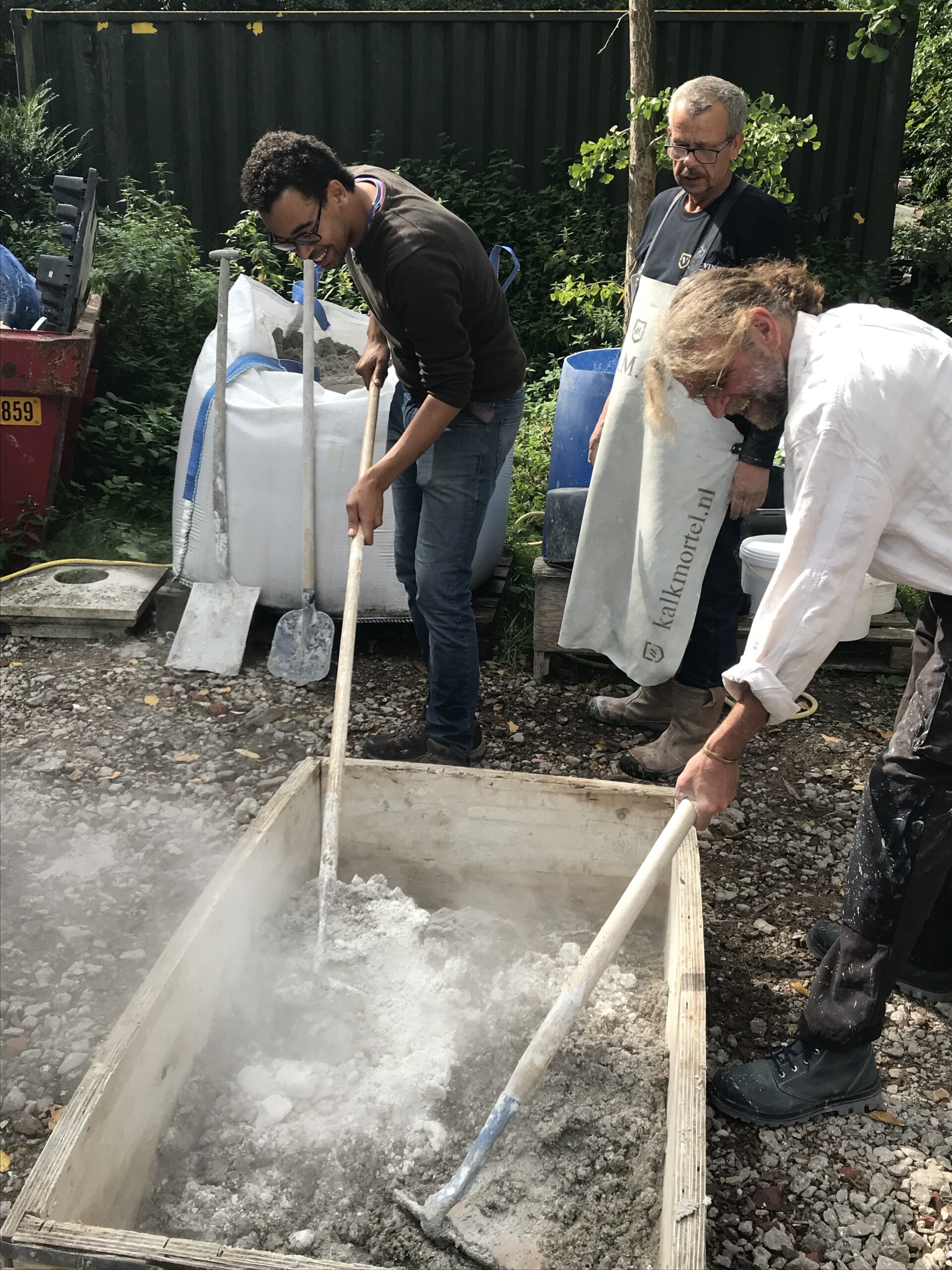 Masterclass kalk, Hot mixed lime mortar. De Mortel Compagnie