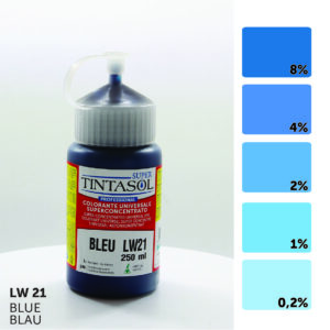 Kleurconcentraat blauw LW21 - Tintasol