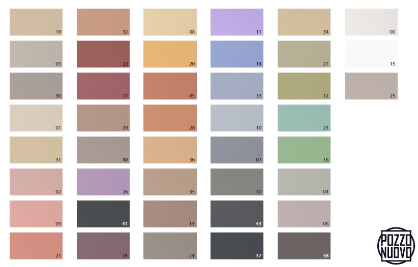 Pozzo Nuovo kleuren