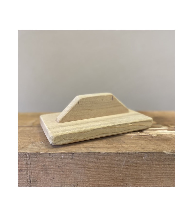 Houten kalkspaan middel