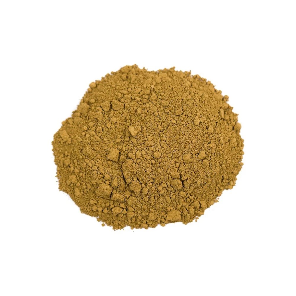 Reebruin pigment ongebrande omber groenbruine aardetint voor kalkverf kalei tadelakt en leem